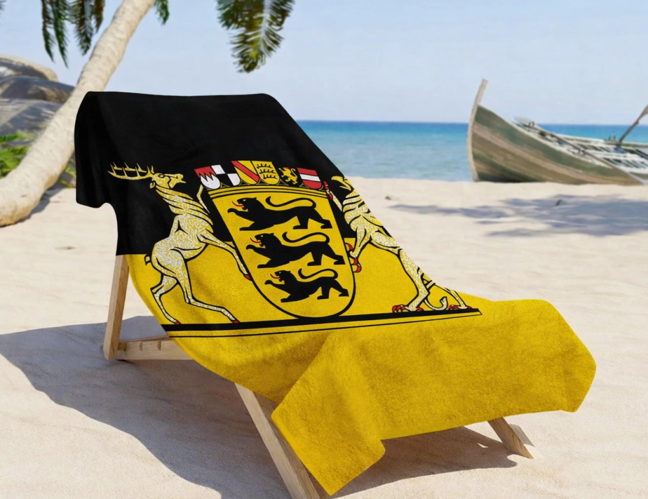 Baden-Württemberg Flagge Strandtuch Premium kaufen